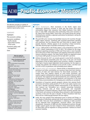 cover image of Pacific Economic Monitor July 2011